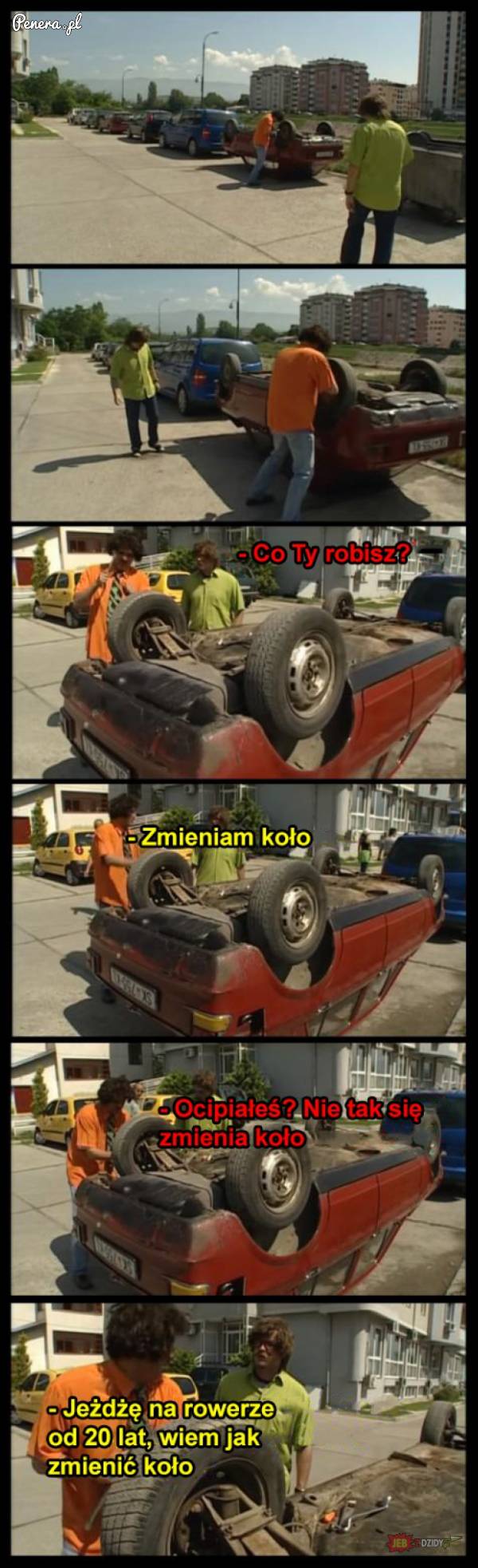 Co ty możesz wiedzieć o zmianie koła