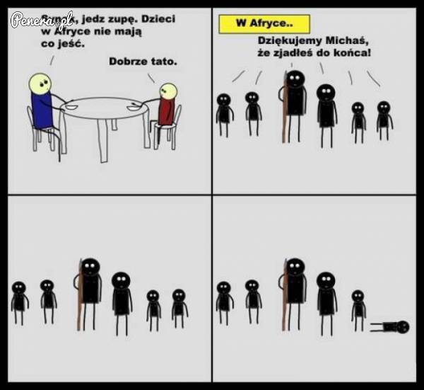 Dzieci w Afryce nie mają co jeść