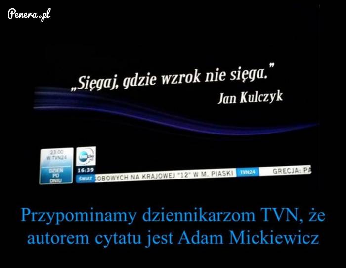 Dziennikarze TVNu i ich mądrości