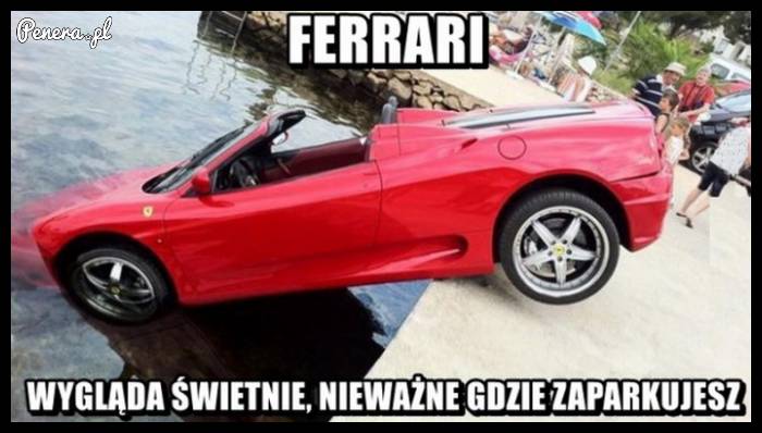 Ferrari zawsze wygląda świetnie