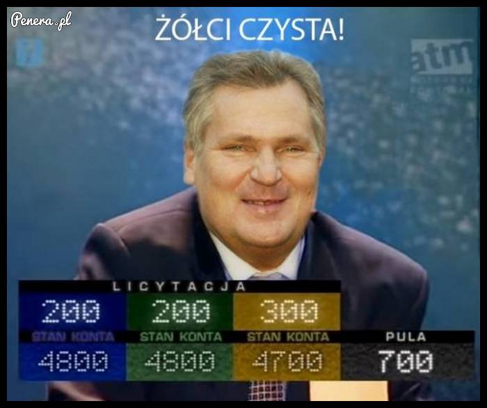 Kwaśniewski w teleturnieju