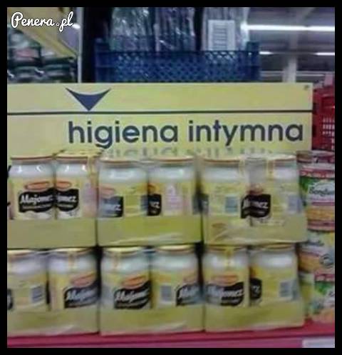 Majonez do higieny intymnej