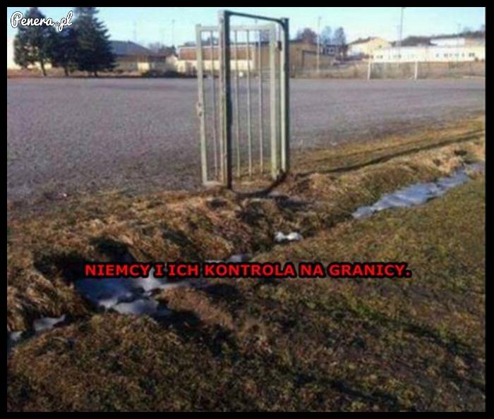 Niemcy i ich kontrola na granicy
