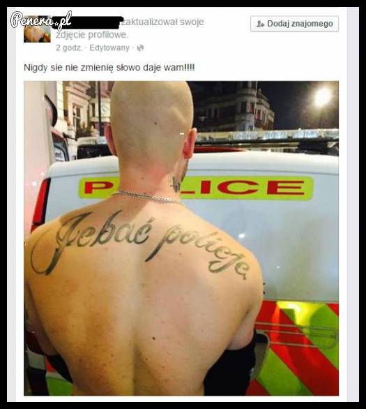 Nigdy nie zmieni swojego zdania