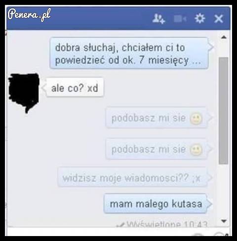 No i wysłał to czego nie miał wysłać