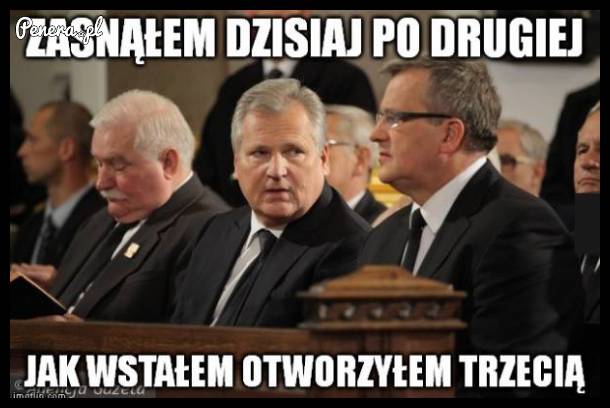 Olek dzisiaj zasnął po drugiej