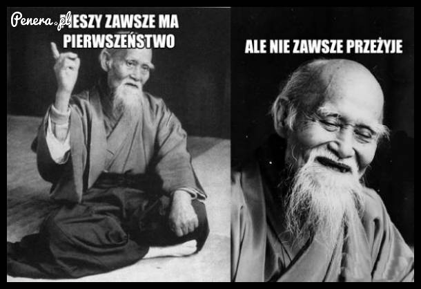 Pieszy ma zawsze pierwszeństwo ;)