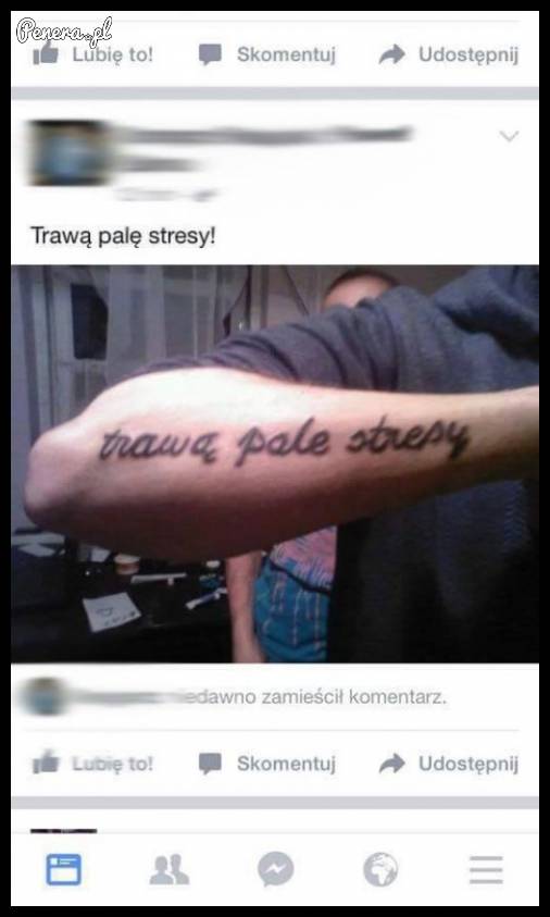 Trawą palę stresy