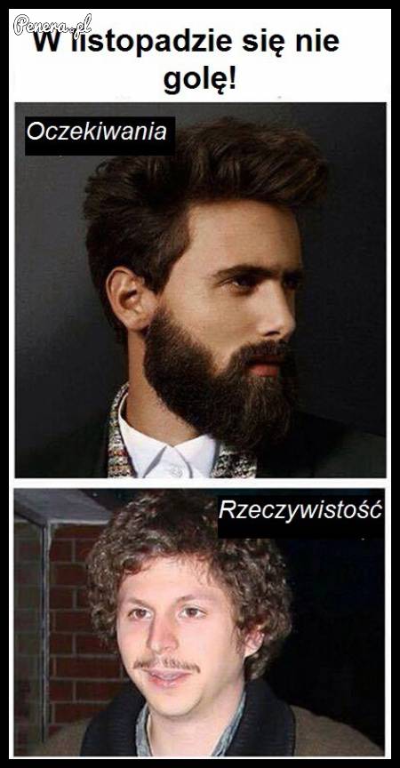 W listopadzie się nie golę!