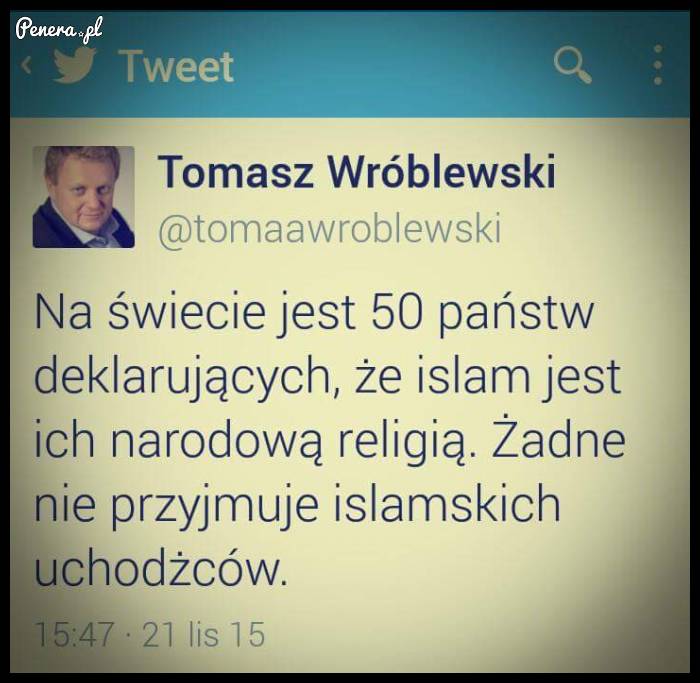 W sumie to ciężko się z gościem nie zgodzić