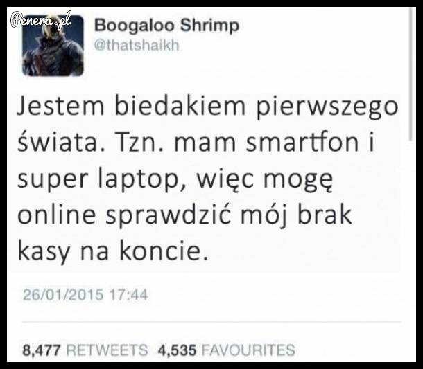 Współczesny biedak