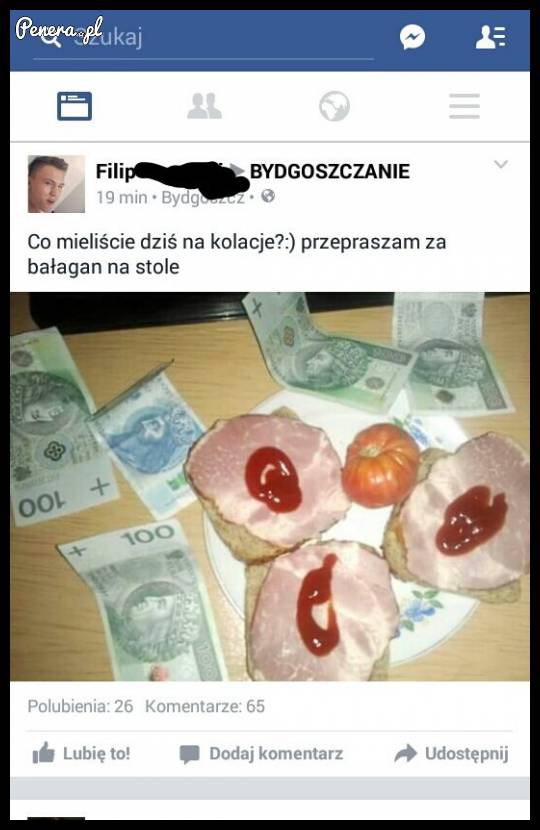 A Wy co mieliście dzisiaj na kolację?