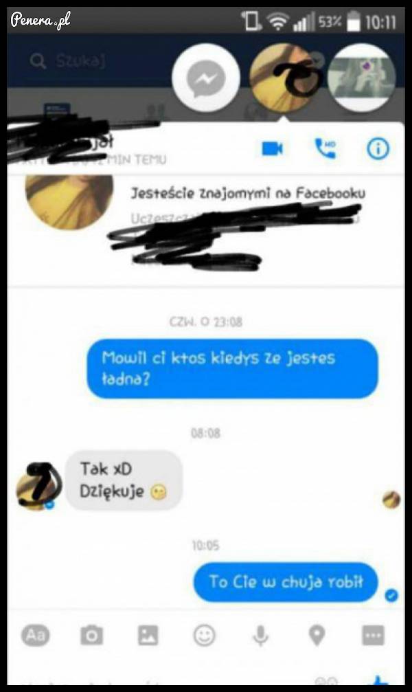 Bardzo gruby pocisk do laski