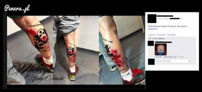 Chyba jakiś spory fan Gangu Albanii