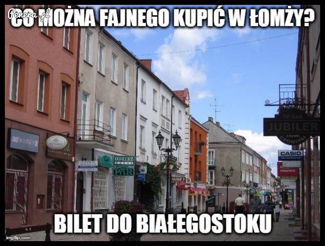 Co można fajnego kupić w Łomży?