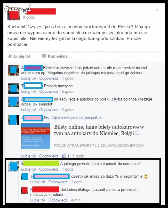 Co zrobić gdy męża nie wpuszczą za chlanie do samolotu