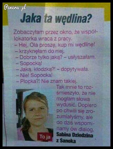 Jaka to wędlin?