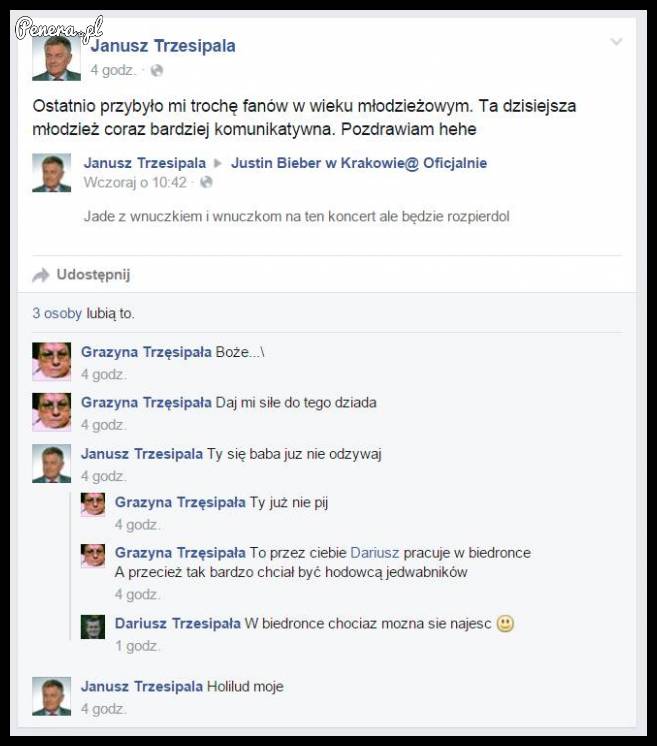 Janusz Trzesipala i jego wyjazd na Bibera