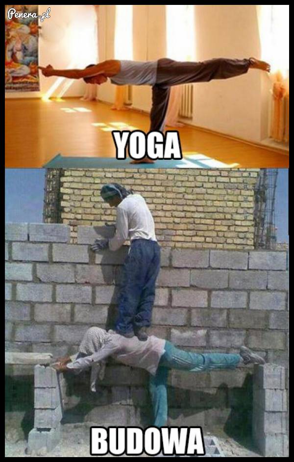 Joga jest dla leszczy