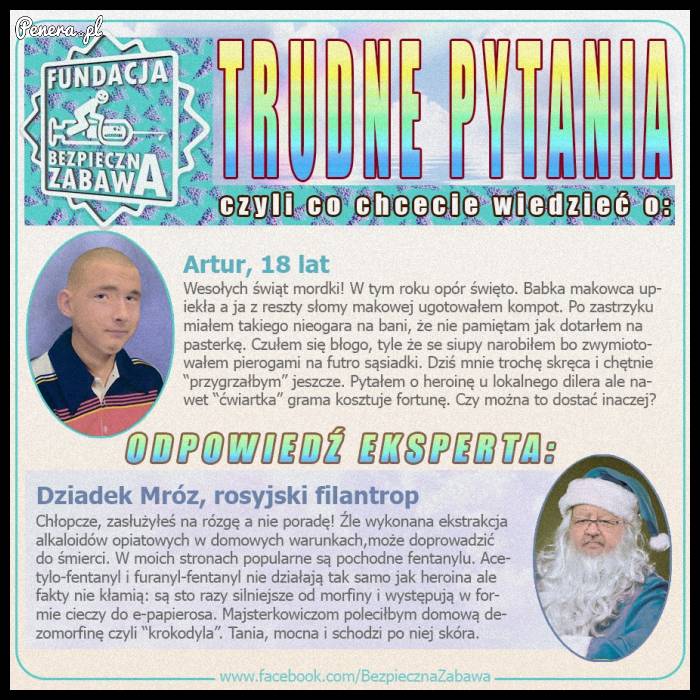 Kolejna akcja z serii trudne pytania