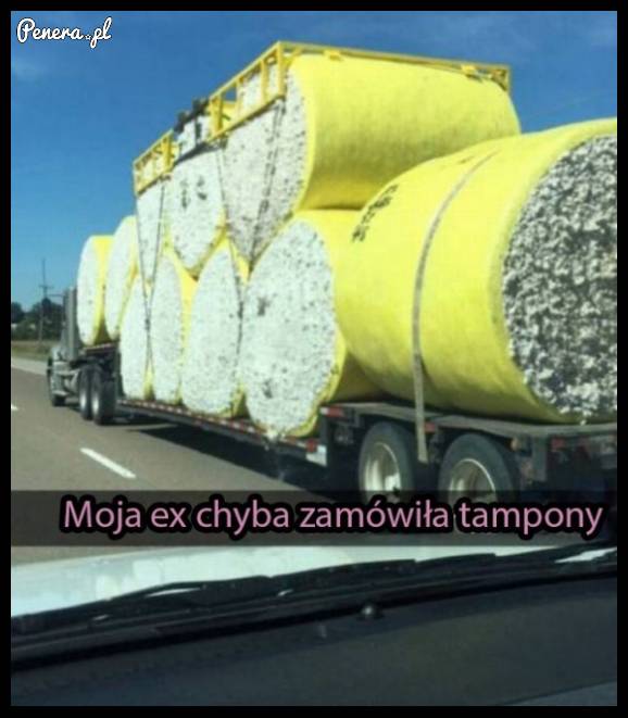 Moja EX chyba zamówiła tampony