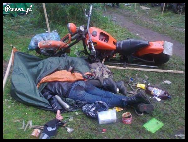 Nie ma to jak konkretny zjazd Harley`owców