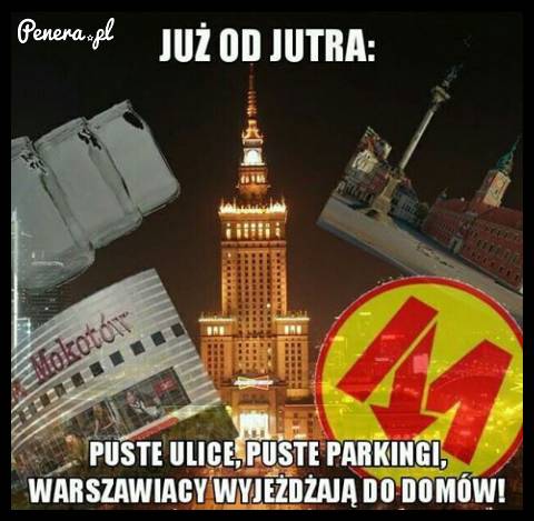 Od jutra puste ulice i parkingi