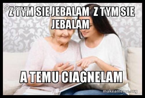 Podczas oglądania zdjęć z babcią