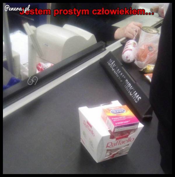 Prosty i bezpośredni człowiek idzie na pierwszą randkę