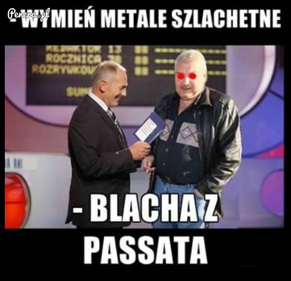 Proszę wymienić metale szlachetne