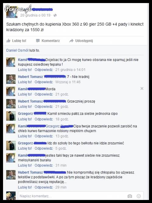 Sprzedam kradzionego xboxa