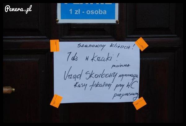 Szanowny kliencie - idź w krzaki