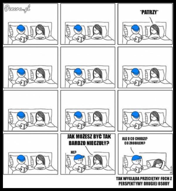 Tak właśnie wygląda kobiecy foch