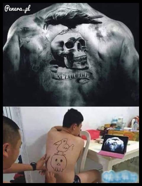 Uwierz mi zrobię Ci za**bisty tatuaż