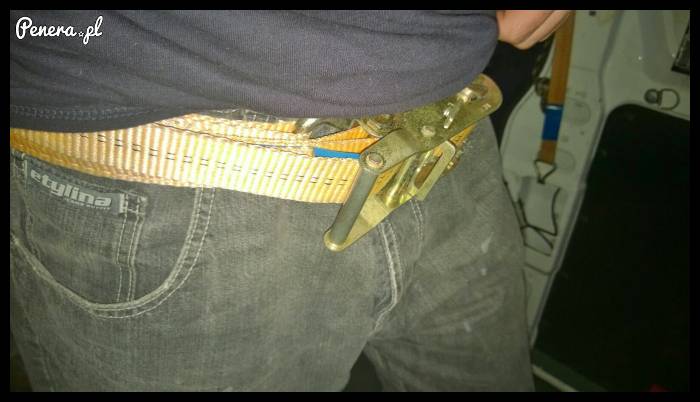 Bardzo męski pasek do spodni