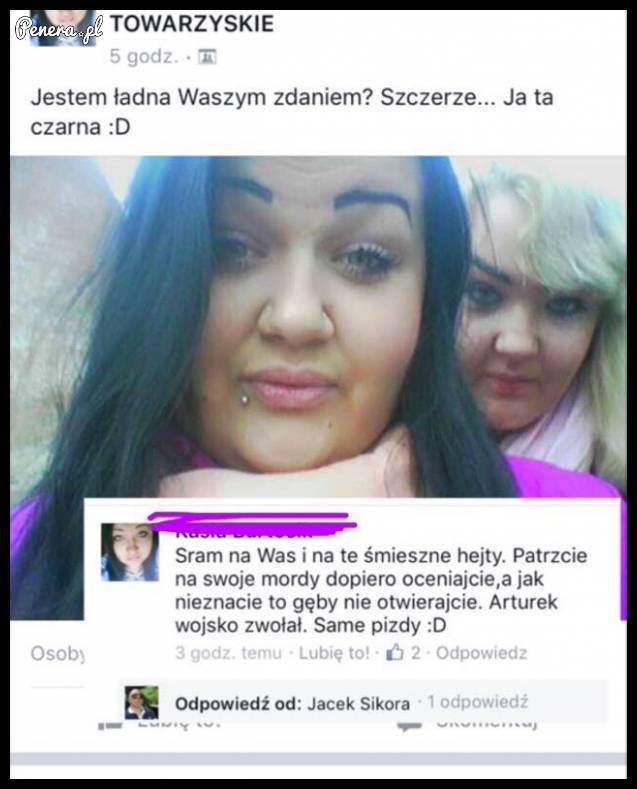 Chciały się pochwalić swoją urodą na fejsie