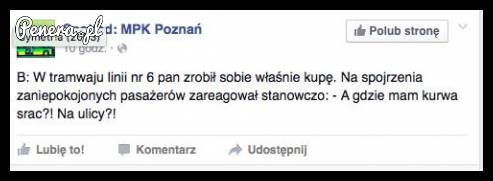 Dziwna akcja w tramwaju w Poznaniu! Dziwna akcja w tramwaju w Poznaniu!