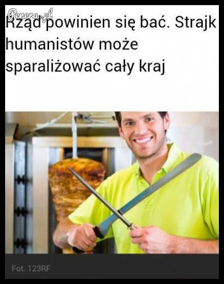 Humaniści planują strajk