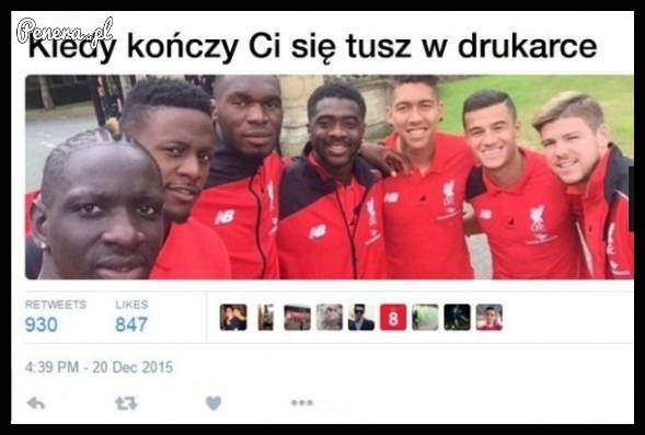 Kiedy kończy się tusz w drukarce