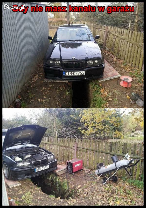 Kiedy nie masz kanału w garażu Kiedy nie masz kanału w garażu