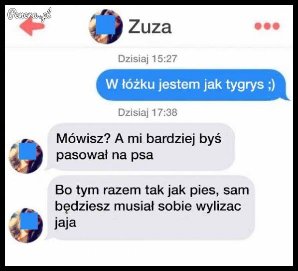 Laska szybko go zaorała