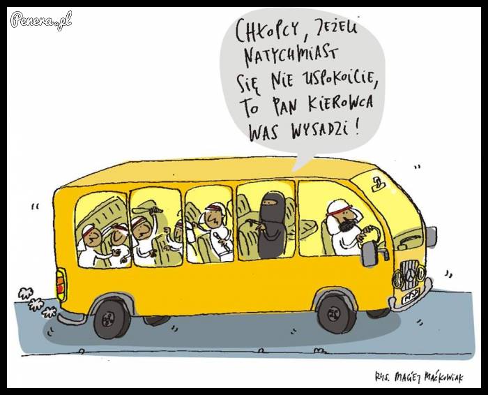 Lepiej być grzecznym w autobusie