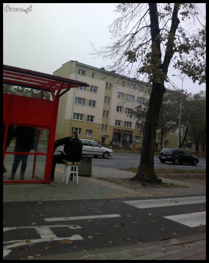 Mobilne miejsce siedzące :D