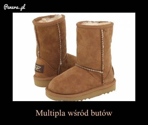 Multipla wśród butów