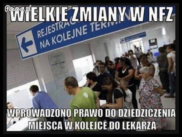 Nadchodzą wielkie zmiany w NFZ