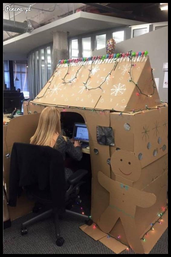 Nie ma to jak własne mieszkanie w pracy :D