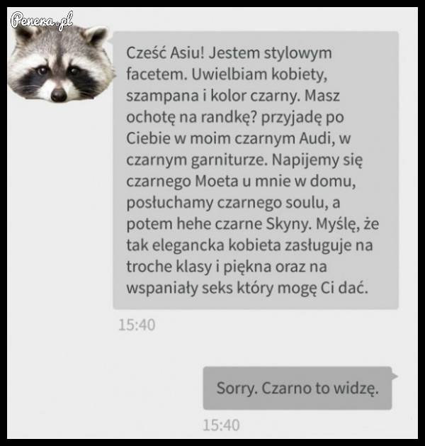 Ona też to czarno widzi