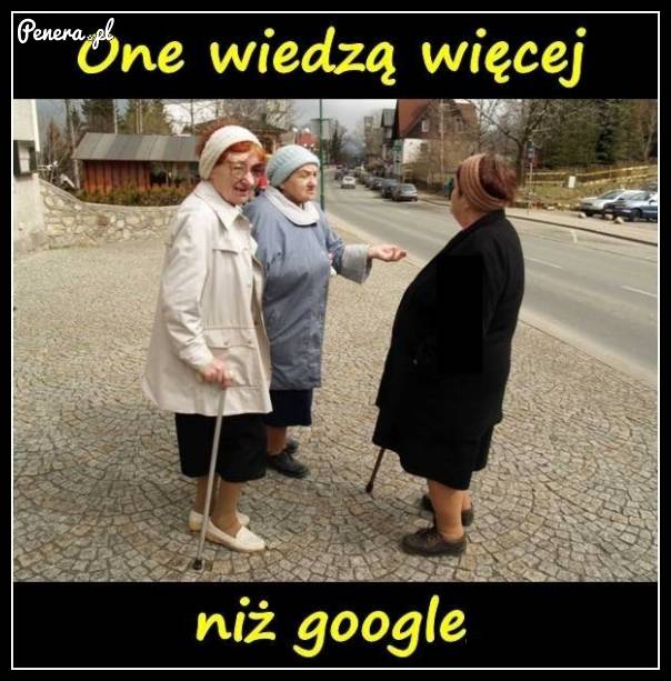 One wiedzą więcej od google