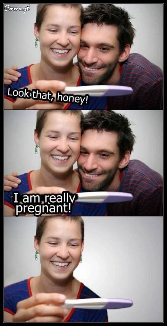 Patrz kochanie jestem w ciąży