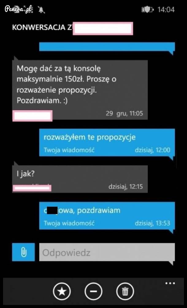 Propozycja prawię nie do odrzucenia